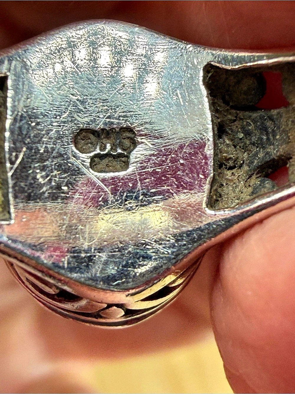 Sterling Silver Cross Ring-size 8.5 - Picture 2 of 7